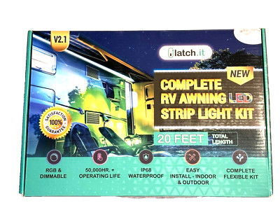 OPEN BOX LATCH.IT LED Lights for RV Awning 20  LED Lights for RV''==003