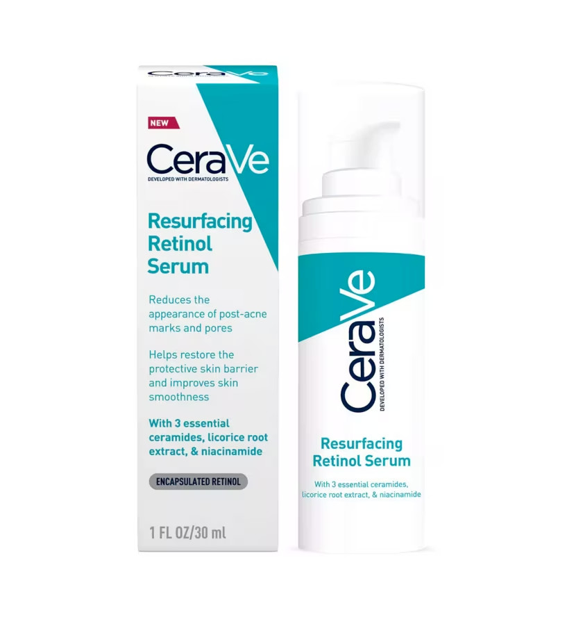 CeraVe Resurfacing Retinol Serum 30ml New Reduces marks & Pores