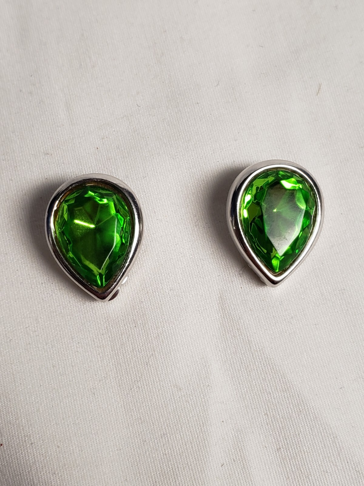 Beautiful Vintage KJL Kenneth Jay Lane Green Tear… - image 4