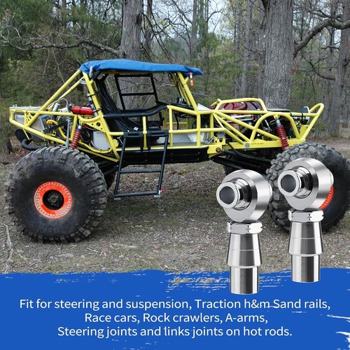 Hym Joint 3/4" Rod End Heim Joint Kit - Left & Right Hand Thread, Chromoly Steel, For Suspension Control Arms 3/4 Heim Joint Kit - Foto 7