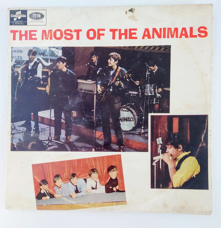 THE ANIMALS - THE MOST OF THE ANIMALS - MEGA RARE OSX 6035 MONO PRESS - 1965 VG+ - Image 2 of 4