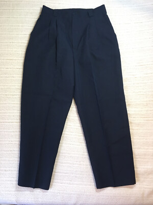 dark navy blue dress pants Dugdale Navy Blue Wool Flannel Dress Pant – Luxire Custom Clothing main image 0