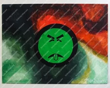 Mr Yuk Retro Art Painting 16x12 Print