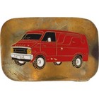 New Brass Dodge Corvair Econoline Owner G-Series 1970s NOS Vintage Belt Buckle