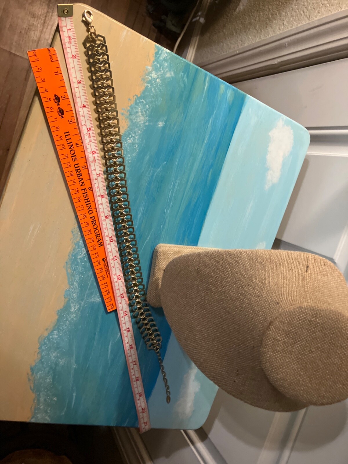 St Thomas Statement Goldtone  Adjustable Necklace - image 6