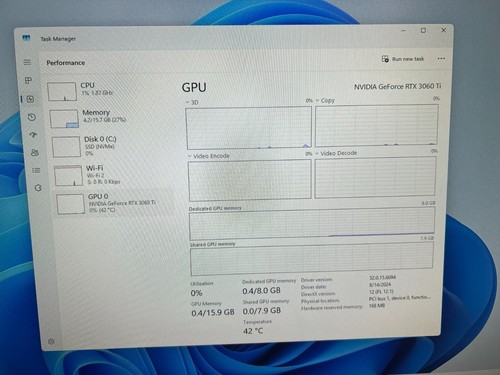 .Custom Gaming PC Intel Core i7-13700F 2.1GHz 16GB RAM 1TB SSD GeForce RTX3060Ti - Picture 12 of 16