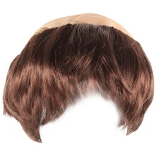 Monk Wig Bald Cap Prop Wig for Halloween Party Adults