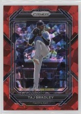 2023 Panini Prizm Red Ice Prizm Taj Bradley #120 1e19