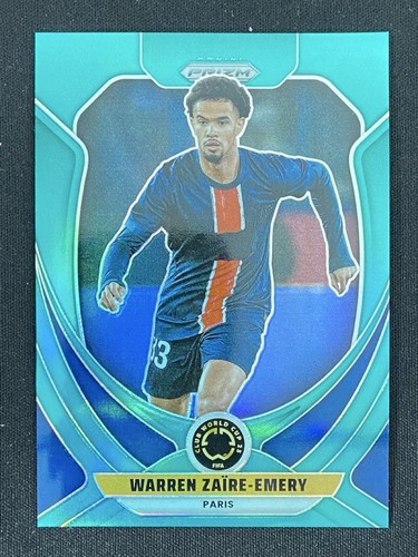 Warren Zaire-Emery 2025 Panini Prizm FIFA Club World Cup Teal Prizm /99 #127