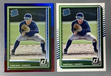 2025 Panini Donruss Will Wagner Red & Blue Holo Foil, Base Rated Rookie #71