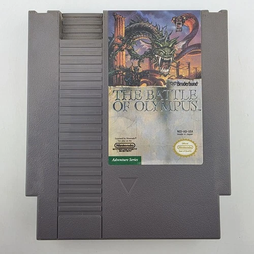 The Battle of Olympus - Cartridge Only - Nintendo NES - Authentic - Tested