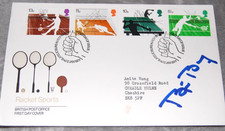 BJORN BORG WIMBLEDON CHAMION SIGNED 1977 RACKET SPORTS FIRST DAY COVER 7