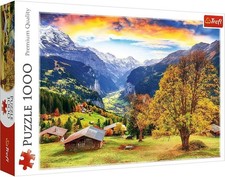NEW TREFL Jigsaw Puzzle 1000 Pieces Premium Quality Picturesque Alpine Village