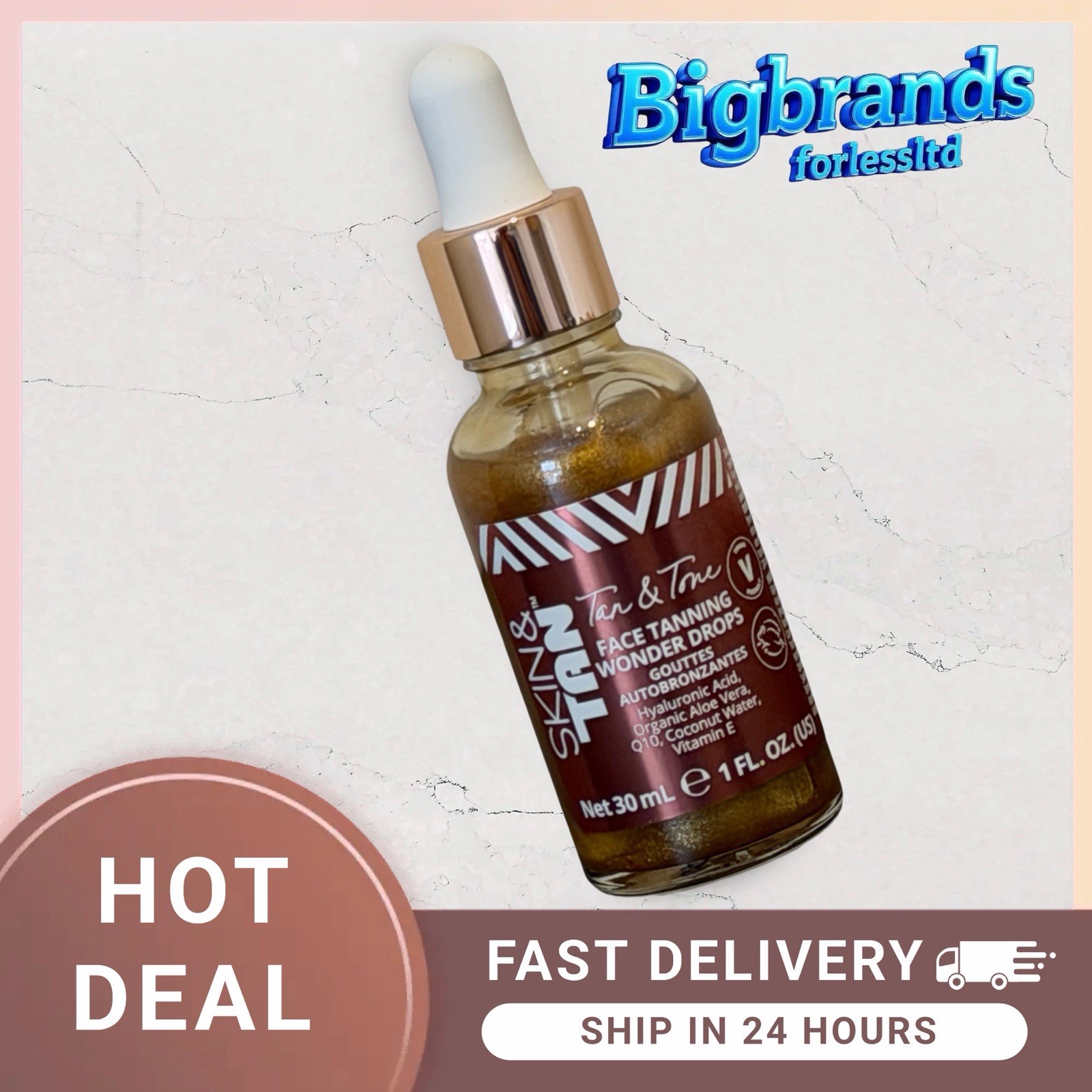 Skinny Tan Face Tanning Wonder Drops 30ml - New RRP £20
