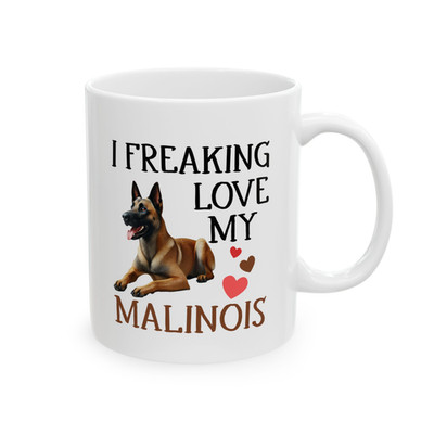 Belgian Malinois Dog Coffee Mug Funny Dog Lover Gift Pet Mom Cup
