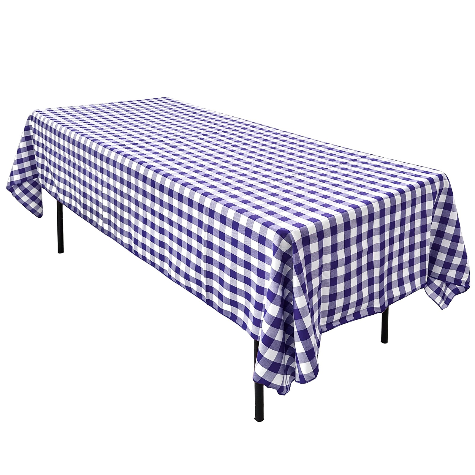 AK TRADING CO. 60 x 126-Inch Rectangular Polyester Tablecloth - Wrinkle-Resistan