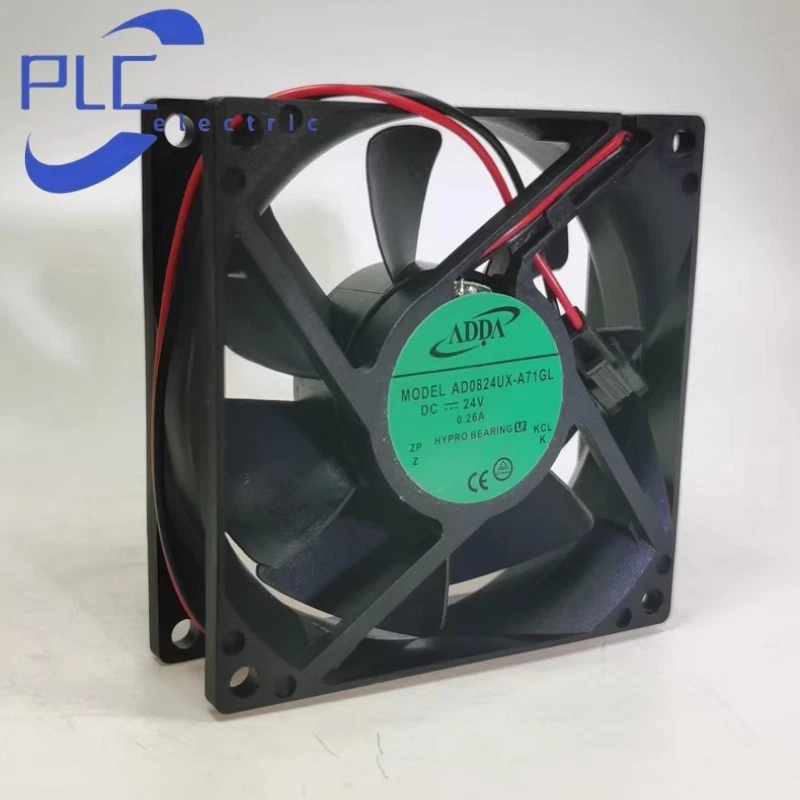 ADDA AD0824UX-A71GL 8025 DC24V 0.26A 8CM 2-Wire Silent Cooling Fan free shipping - Image 3 of 4
