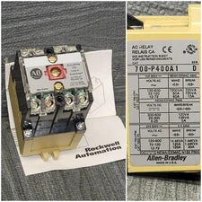 Brand New Allen Bradley 700-P400A1 Series D Type P Control Relay Guaranteed New