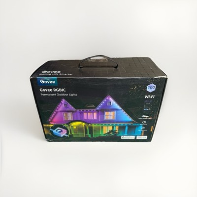 Govee RGBIC Permanent Outdoor Lights 100ft WiFi Smart LED Open Box