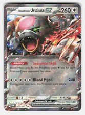 Pokemon Bloodmoon Ursaluna ex Twilight Masquerade 141/167 Double Rare Holo NM