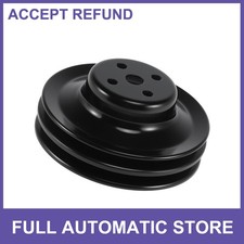 2 Groove Water Pump Pulley Fits For Ford Small Block Sbf 260 289 302 351w 65-69