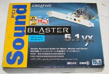 Creative Sound Blaster 5.1 VX SB1070 5.1 Channel PCI Sound Card