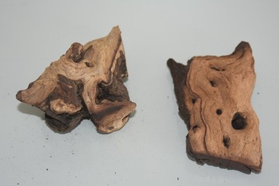 Aquarium echtes natürliches Mopani Moorholz 2 kleine Stück SMW1E für Aquarium