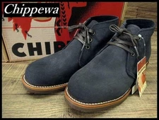 Chippewa 50s reproduction suede chukka boots, navy, size 26.5. #1208