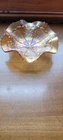 Fenton Carnival Glass Peacock and Dahlia Pattern Bowl