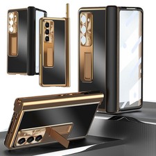 Rugged Hinge Cover Case w/ Screen Protector Pen For Samsung Z Fold 7 6 5 4 3