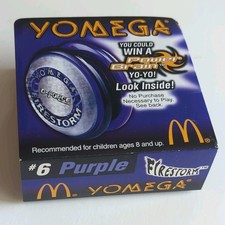 2000 McDonalds Yomega Yo-Yo Exclusive 6 Purple Firestorm D-Force Happy Meal Toy