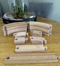 Brio Train Track Railway Set Trains Curved Train Track Bundle Wooden Bigjigs