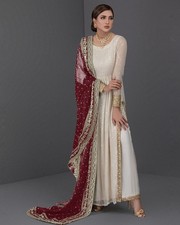 WEDDING SHARARA SALWAR KAMEEZ SUIT WOMEN INDIAN PAKISTANI KURTI PLAZZO ETHNIC