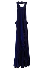 Vince Camuto Gown Maxi Dress Womens 10 Cobalt Blue