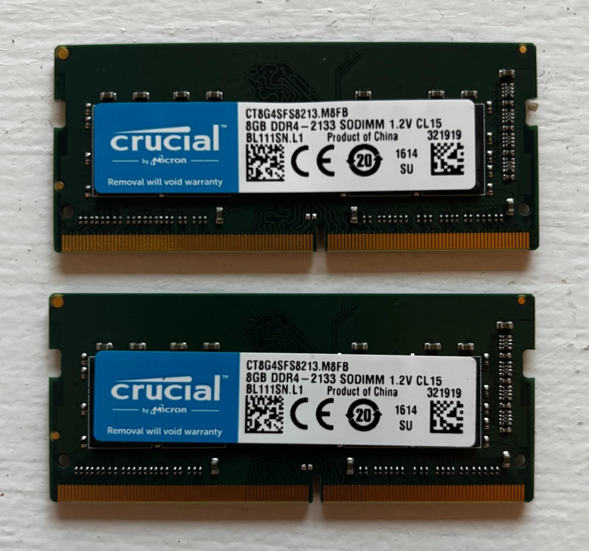Crucial SO-DIMM DDR4 SDRAM Memory (RAM) 2 Modules for sale | eBay
