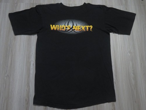 1998 Goldberg WCW Shirt Black XL 90s Wrestling Pre Owned Double Sided