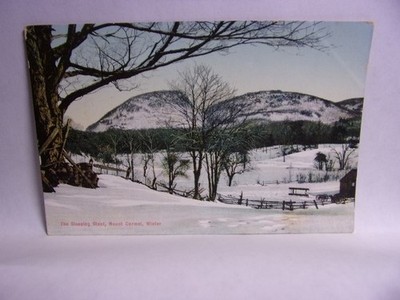 1907 - 14 POSTCARD SLEEPING GIANT - MOUNT CARMEL, CT