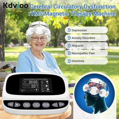 Repetitive Transcranial Magnetic Machine Nerve Care Fibromyalgia Relief Home Use