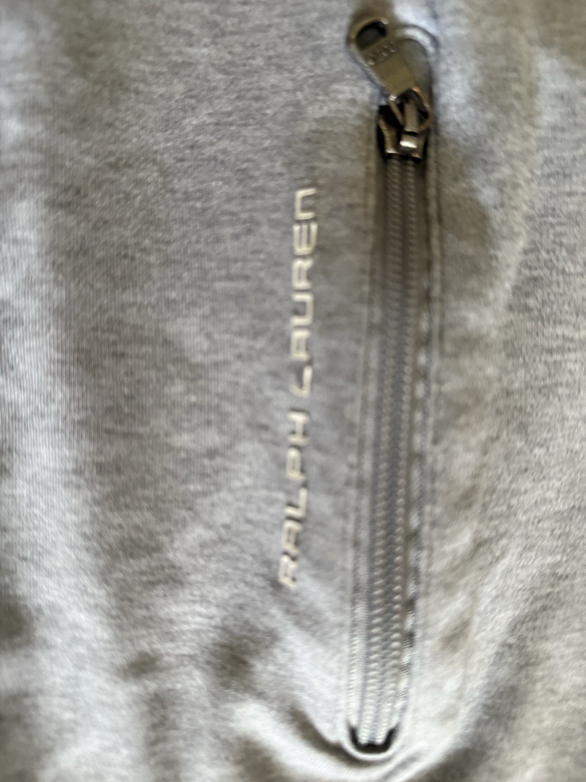 Polo Ralph Lauren Track Jacket Uomo TG M Grigio Blu Big Pony Full Zip Preppy Us intime ottimeioni