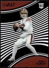 2022 Panini Chronicles #CVR-8 Brock Purdy Clear Vision Rookies E1