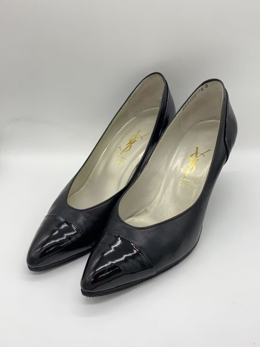 Yves Saint Laurent Pumps 36 Blk Leather 6506 Jlz26 thumbnail 2