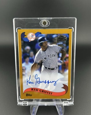2021 Topps Archive Fan Favourite Autographs Ken Griffey Auto New York Yankees