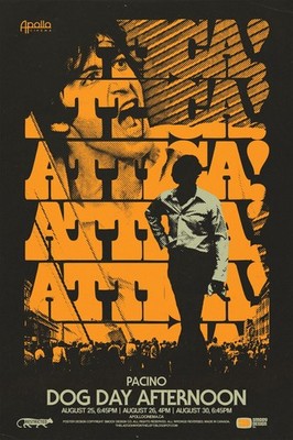 Dog Day Afternoon Classic Crime Drama Movie Poster