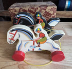 Fisher-Price 1990 Prancing Horse Pull Toy w/ Original Box MPN 6590 — photo 1