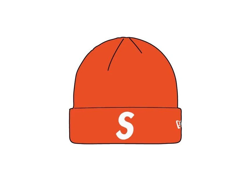 Bonnet orange logo Supreme New Era S (24FW)
