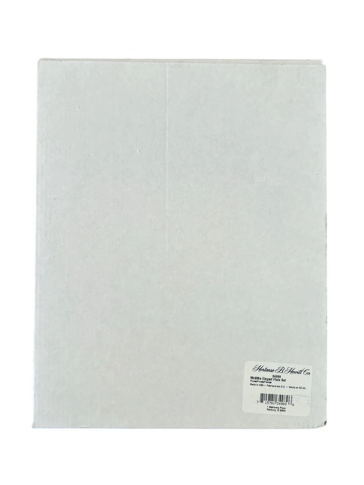 Juego de 2 flautas tostadas Wedding Mr and Mrs Champagne Hortense B. Hewitt Co Foto 4 de 4