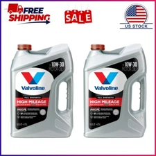 2 Pack, Valvoline Full Synthetic High Mileage MaxLife 10W-30 Motor Oil 5 QT