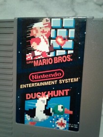 2 Videogiochi Nintendo NES Vintage - Super Mario Bros / Duck Hunt & Pinball TESTATI