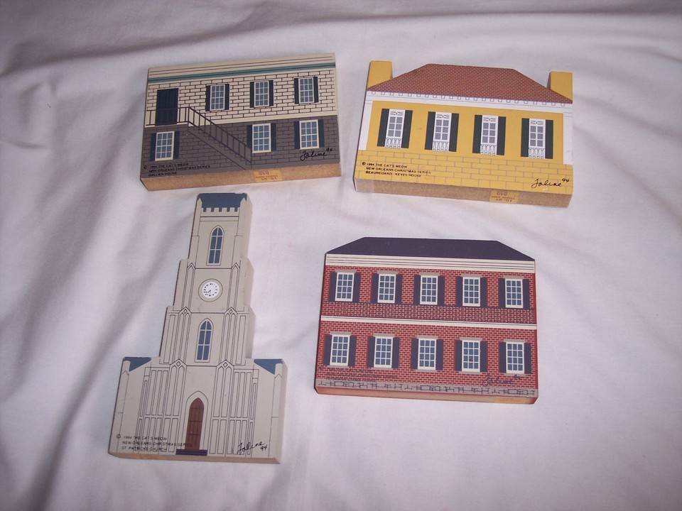 The Cats Meow 4 New Orleans Christmas House Series eBay