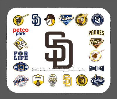 #ad #ad San Diego Padres Logo Art Mouse Pad Item#1539 $23.99